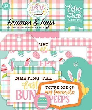 Echo Park Easter wishes Frames & Tags