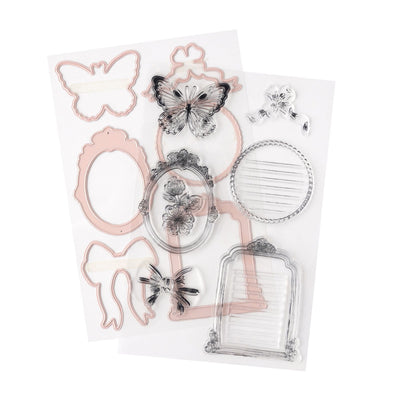 Stamp and Die Set - Maggie Holmes - Woodland Grove Collection - American Crafts