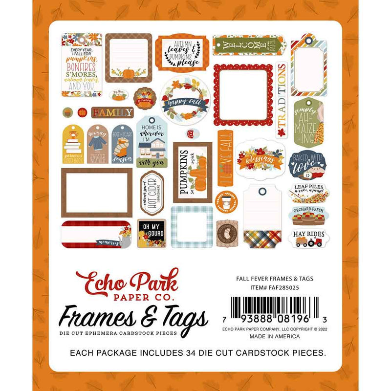 Fall Fever Frames & Tags - Echo Park