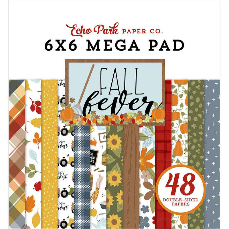 Fall Fever Cardmakers 6" x 6" Mega Pad - Echo Park