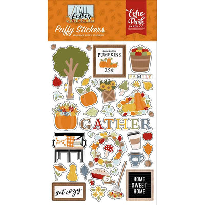 Fall Fever Puffy Stickers - Echo Park