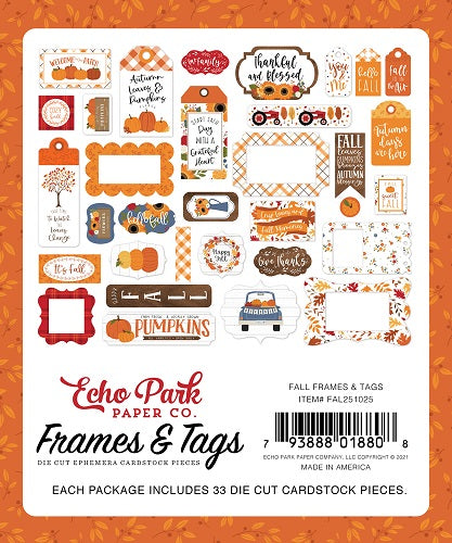 Fall Frames & Tags - Echo Park