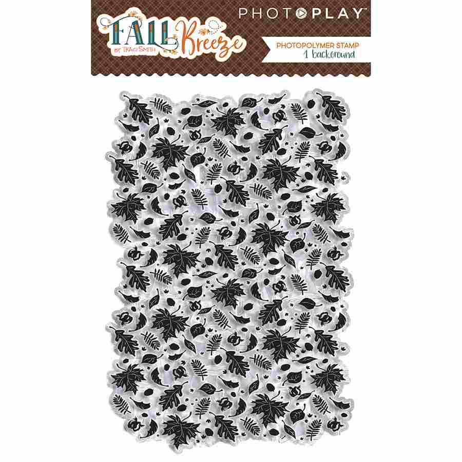 Fall Breeze Background Stamp Fall Leaves Photoplay