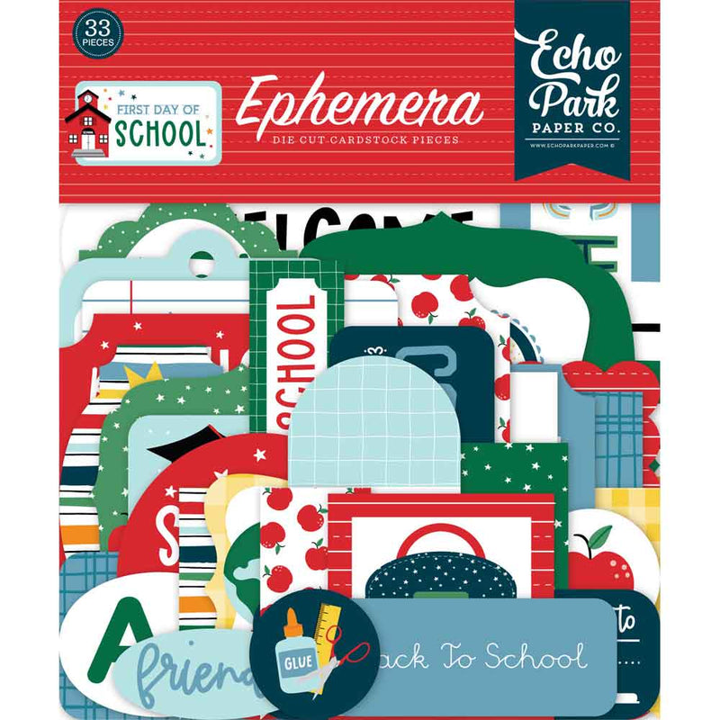 First Day Of School Ephemera - Echo Park