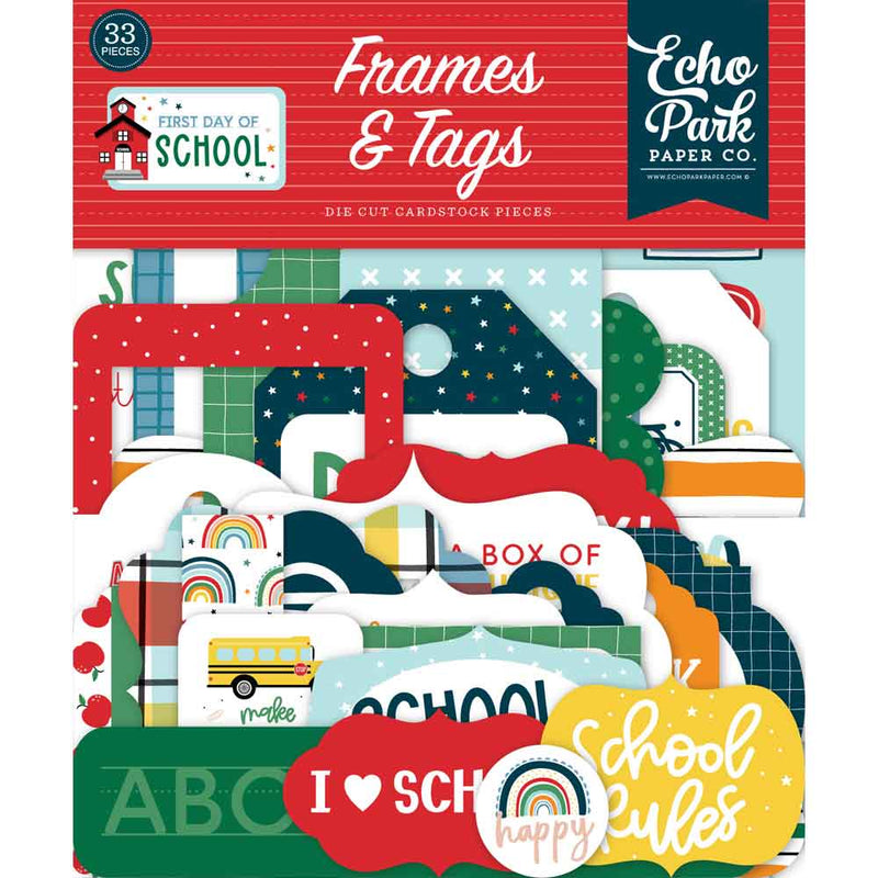 First Day Of School Frames & Tags - Echo Park