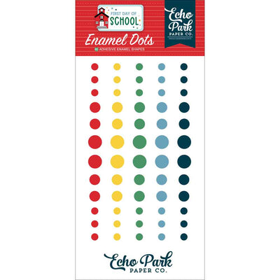 First Day Of School Enamel Dots - Echo Park