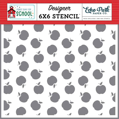 Teacher's Treat Stencil - First Day Of School - Echo Park - Clearance