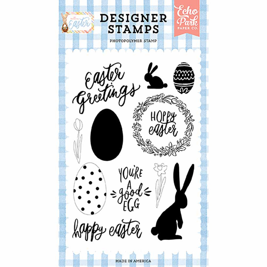 Easter Greetings Stamp Set - My Favorite Easter - Echo Park