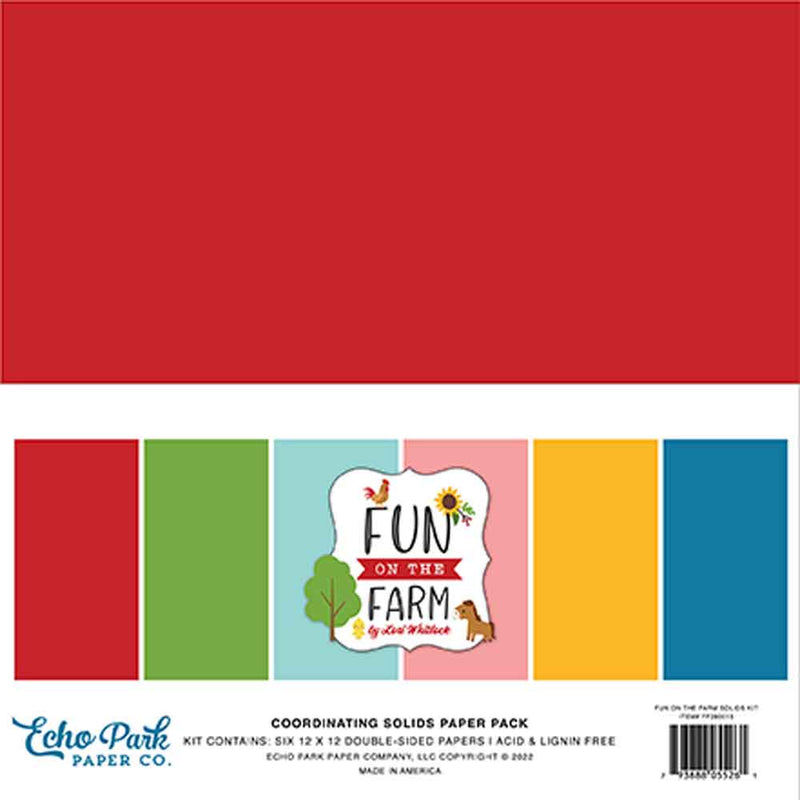 Fun on the Farm Solids Kit - Lori Whitlock - Echo Park