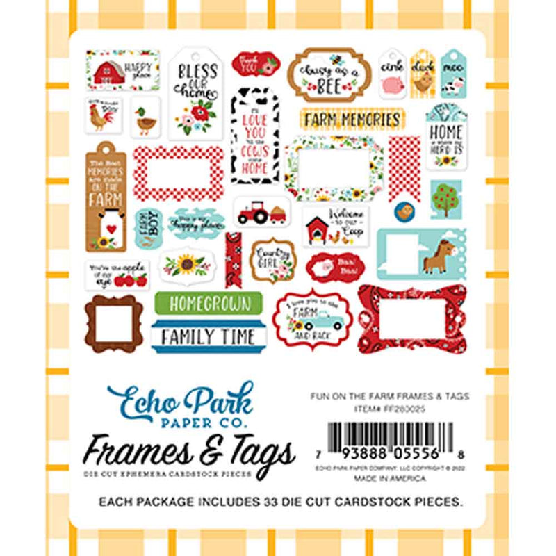 Fun on the Farm Frames & Tags - Lori Whitlock - Echo Park
