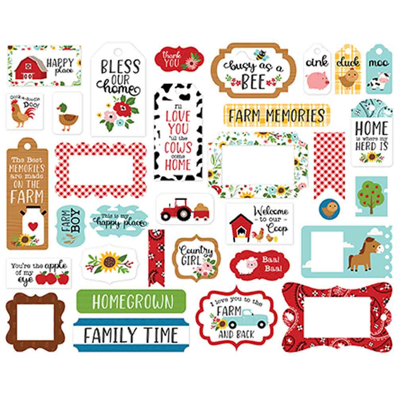 Fun on the Farm Frames & Tags - Lori Whitlock - Echo Park