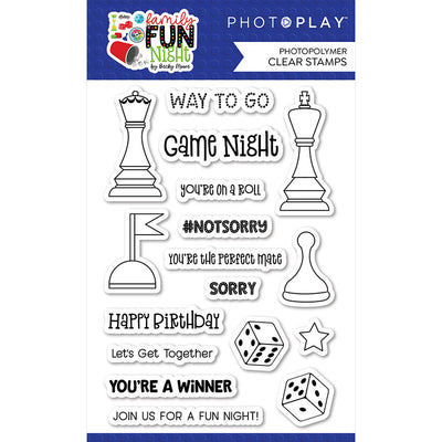 Photopolymer Stamps - Family Fun Night - Becky Moore- PhotoPlay