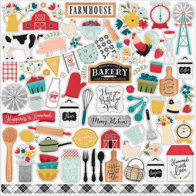 Farmhouse Kitchen Element Stickers - Echo Park*