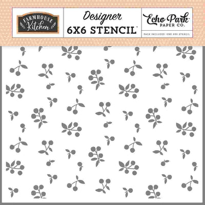 Farm Berries Stencil - Farmhouse Kitchen - Echo Park - Clearance