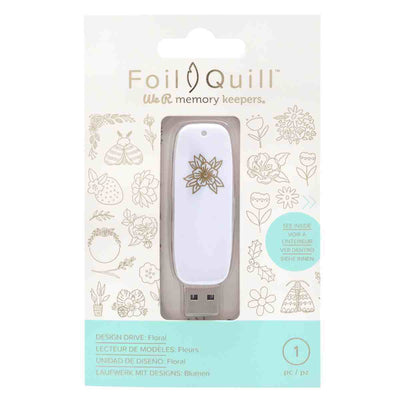 Floral Designs USB Artwork Drive - Foil Quill - We R Memory Keepers