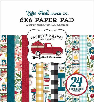 Farmer's Market 6" x 6" Paper Pad - Echo Park - Clearance