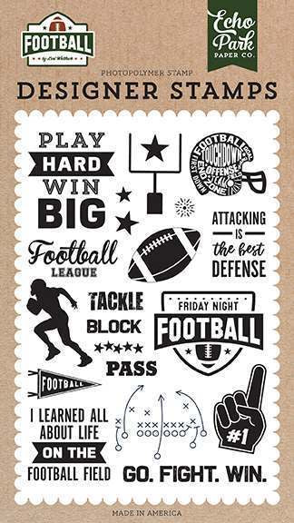 Tackle Stamps - Football - Echo Park