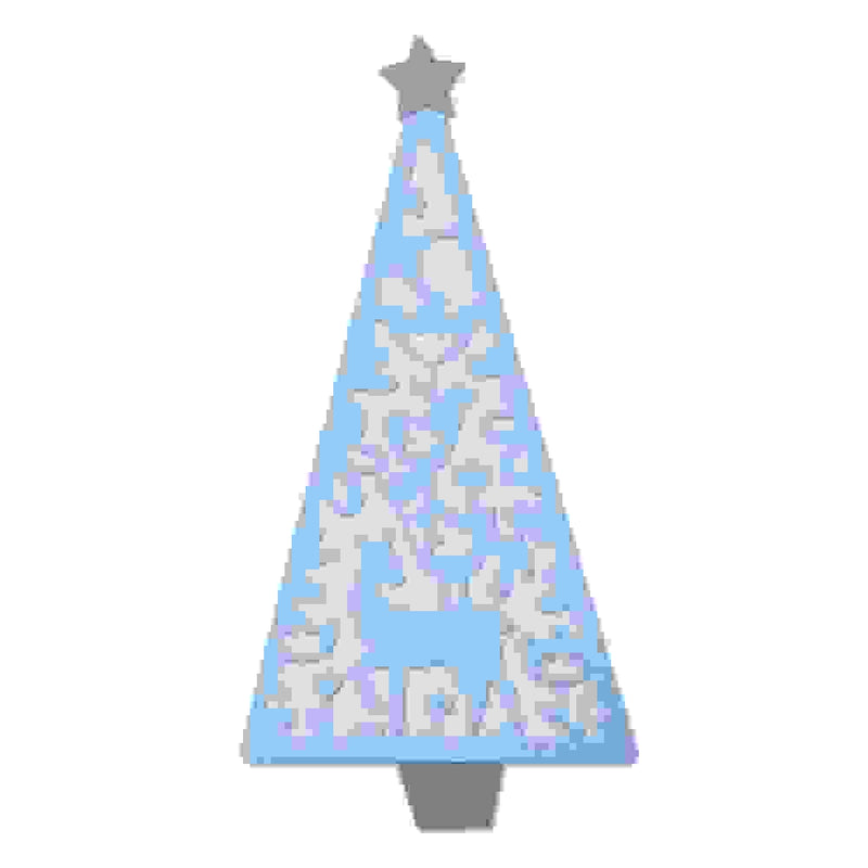 Folk Christmas Tree Thinlits Die Set - Lisa Jones - Sizzix - Clearance