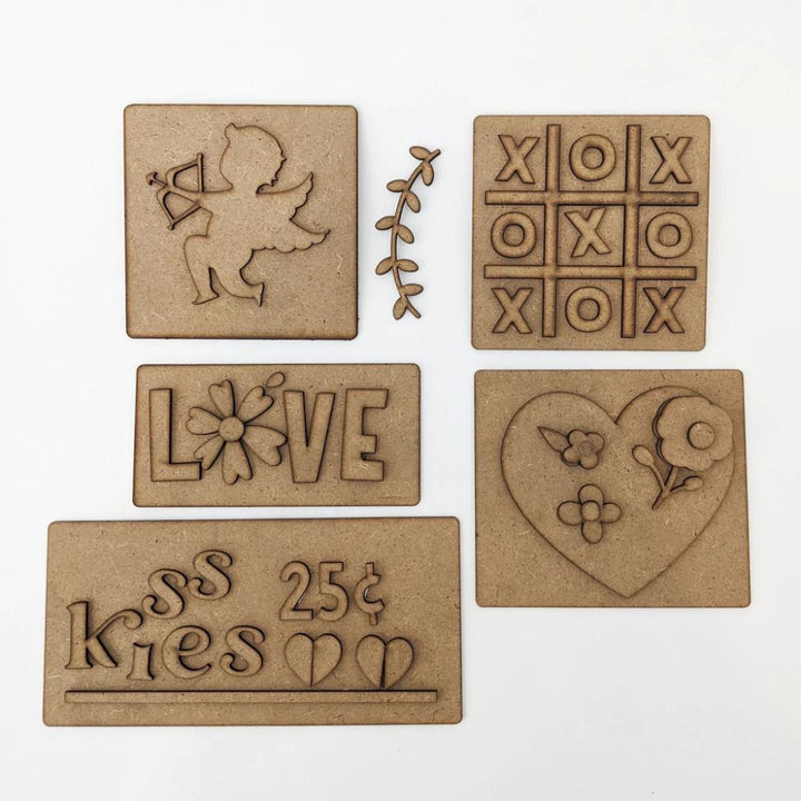 Kisses Set - Tiered Tray Collection - Foundations Decor