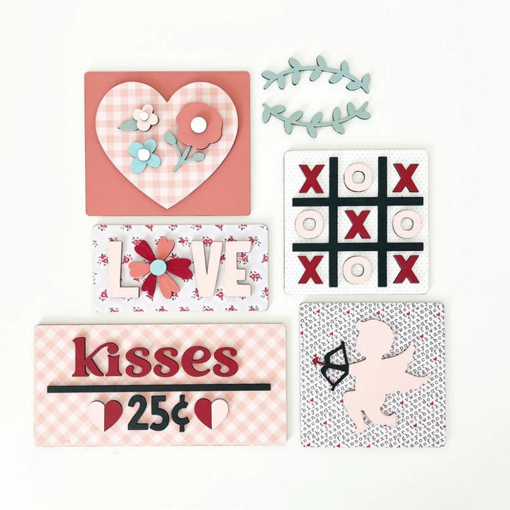 Kisses Set - Tiered Tray Collection - Foundations Decor