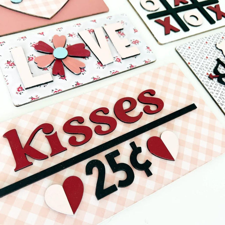 Kisses Set - Tiered Tray Collection - Foundations Decor