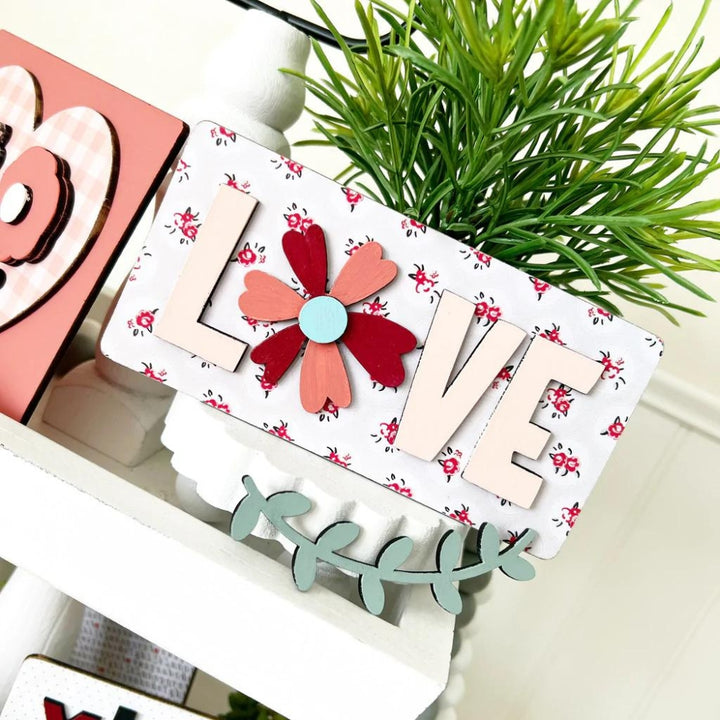 Kisses Set - Tiered Tray Collection - Foundations Decor