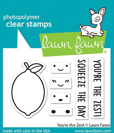 You're the Zest Stamp Set - Simply Celebrate Collection - Lawn Fawn