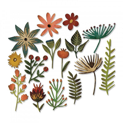 Sizzix Funky Floral die set
