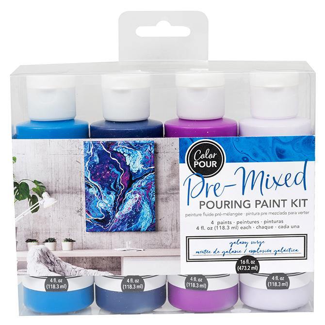 AMERICAN CRAFTS Color Pour Magic Pre-Mixed Pouring Paint Kits