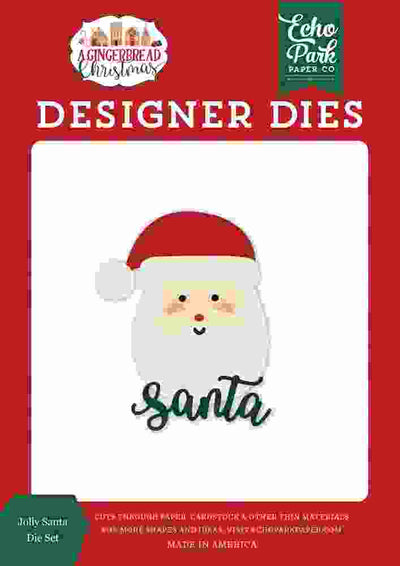 Jolly Santa Dies - A Gingerbread Christmas - Echo Park - Clearance