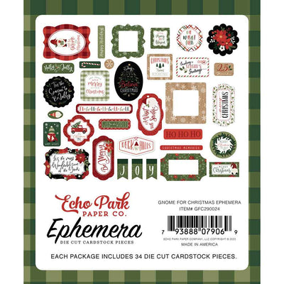Gnome For Christmas Ephemera - Echo Park