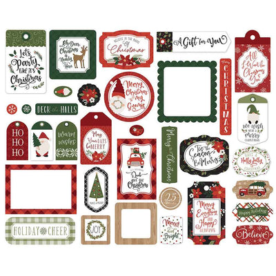 Gnome For Christmas Frames & Tags - Echo Park