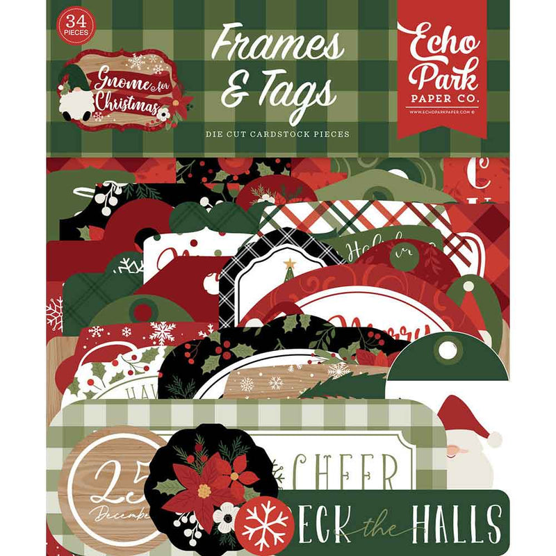 Gnome For Christmas Frames & Tags - Echo Park