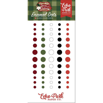 Gnome For Christmas Enamel Dots - Echo Park
