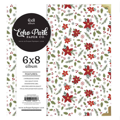 Holiday Floral 6" x 8" Album - Gnome For Christmas - Echo Park