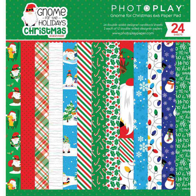 Gnome for Christmas 6" x 6" Pad - PhotoPlay*
