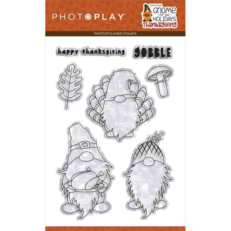 Gnome for Thanksgiving 4" x 6" Stamps - PhotoPlay