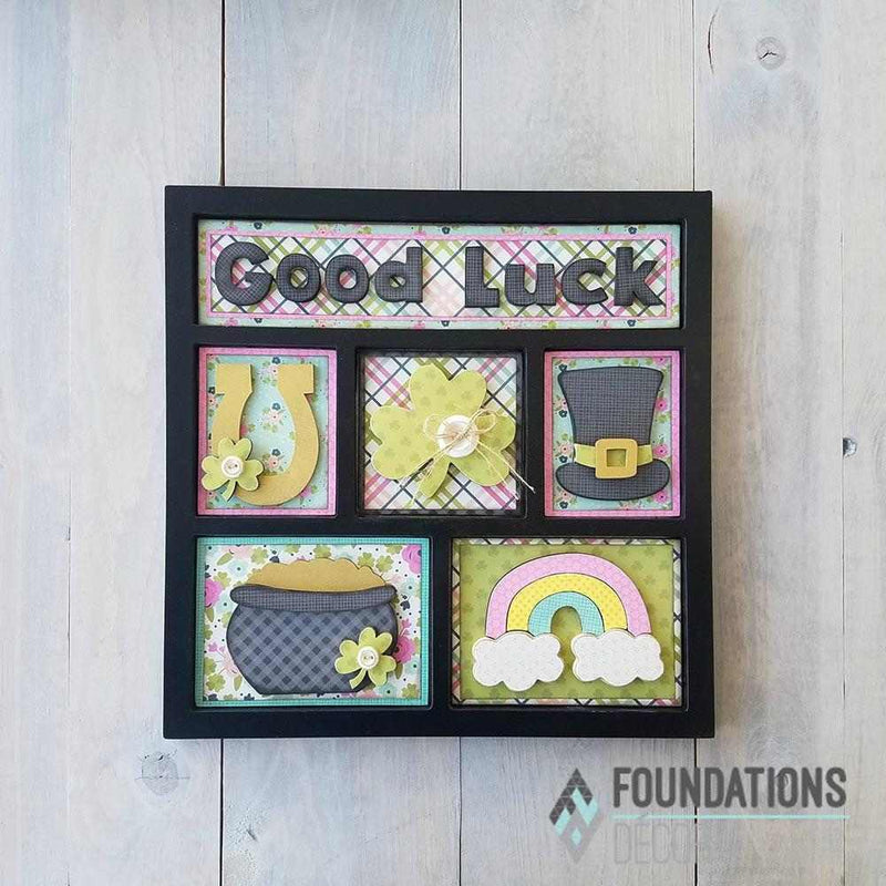 Foundations Decor Good Luck Shadow Box