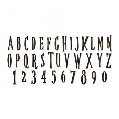 Handmade Bigz XL Alphabet Die - Tim Holtz - Sizzix - Clearance