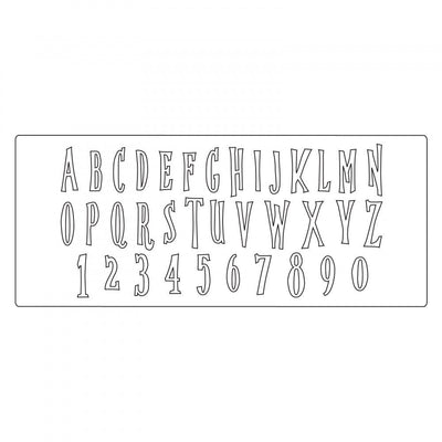 Handmade Bigz XL Alphabet Die - Tim Holtz - Sizzix - Clearance