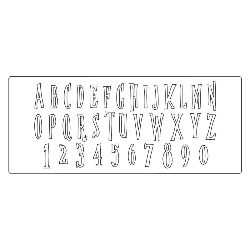 Handmade Bigz XL Alphabet Die - Tim Holtz - Sizzix - Clearance