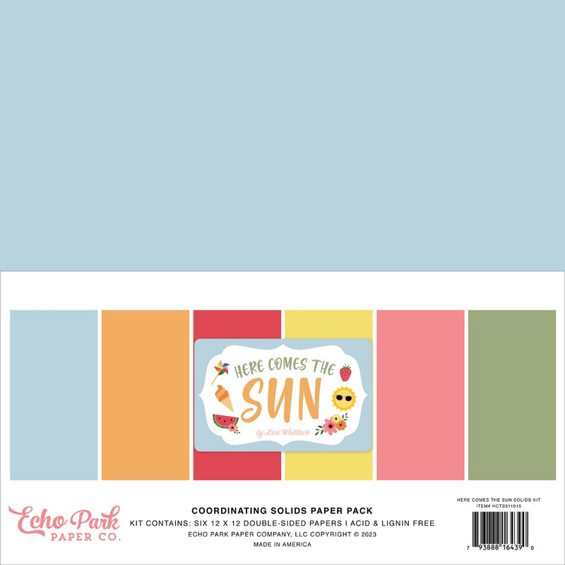 Solids Kit, 12x12 - Here Comes the Sun Collection - Echo Park