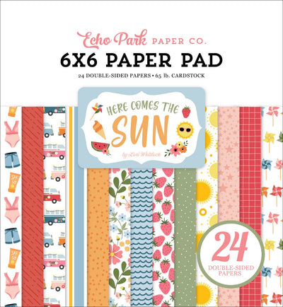 Paper Pad, 6x6 - Here Comes the Sun Collection - Echo Park