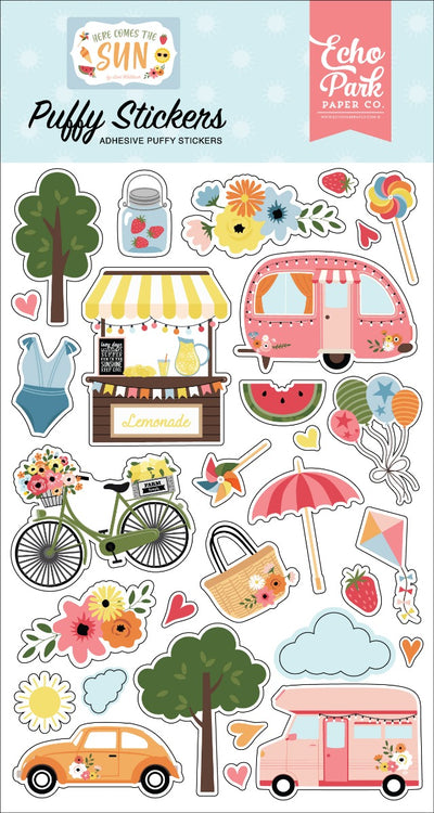 Puffy Stickers - Here Comes the Sun Collection - Echo Park