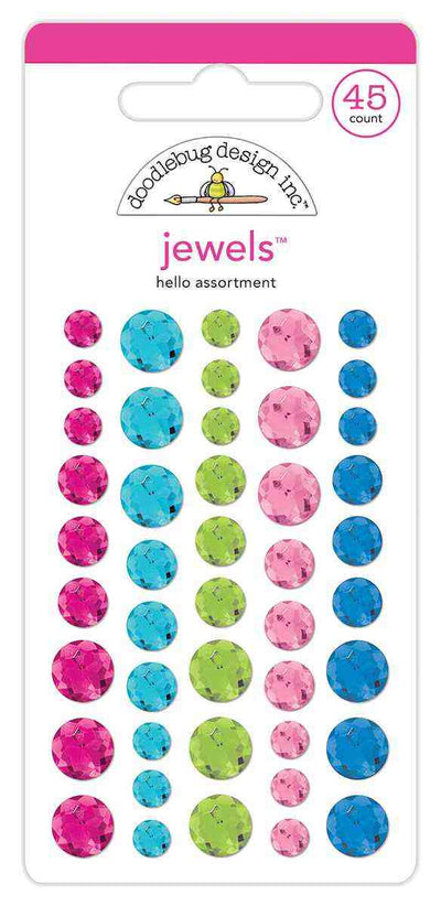 Doodlebug Hello Jewels Adhesive Gems
