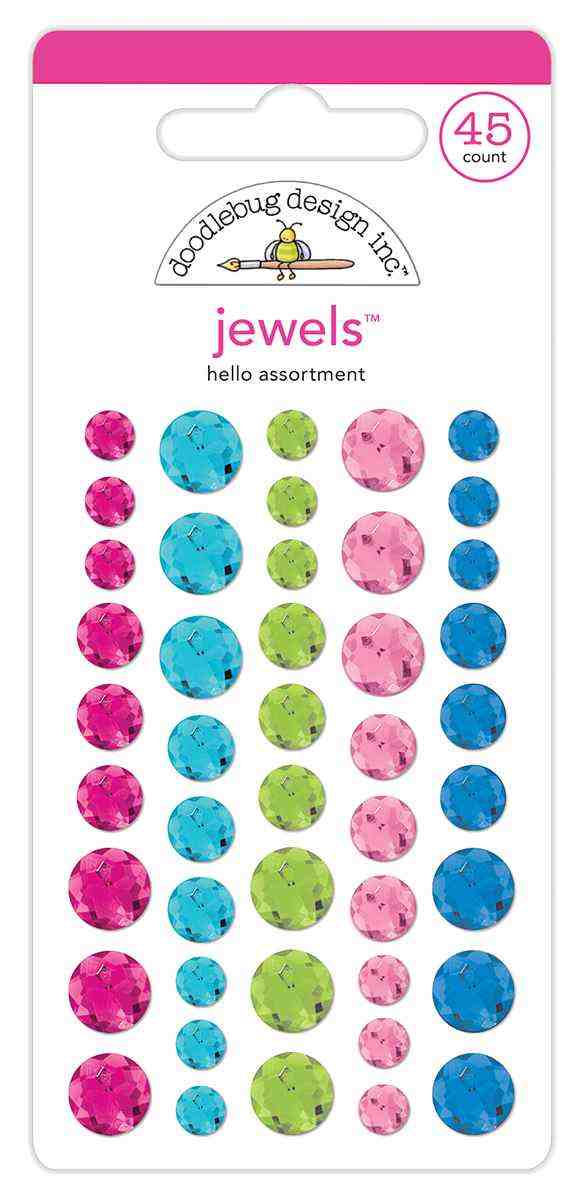 Doodlebug Hello Jewels Adhesive Gems