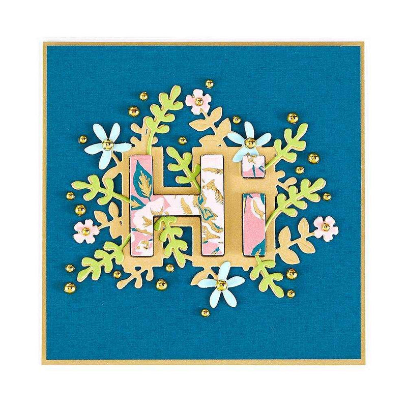 Floral Hi Etched Dies - Die D-Lites - Spellbinders - Clearance