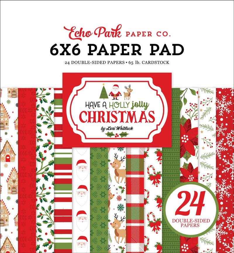 Have A Holly Jolly Christmas 6x6 Paper Pad- Echo Park