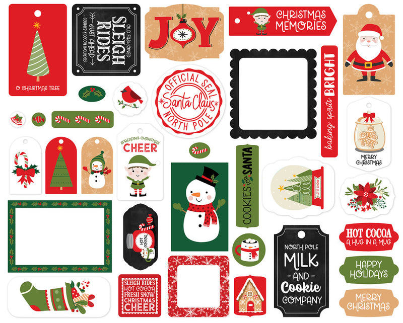 Have A Holly Jolly Christmas Frames & Tags- Echo Park