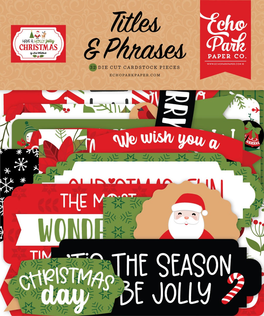 Have A Holly Jolly Christmas Titles & Phrases- Echo Park